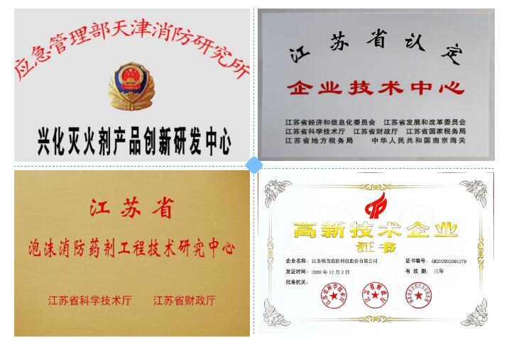 近日，中国产学研合作促进学会公布了2021年中国产学研合作创新与促进奖获奖名单，江苏锁龙消防科技股份有限公司喜获2021年“中国产学研合作创新奖”。  “中国产学研合作创新与促进奖”由国家科技部和国家科技奖励办公室批准设立，是中国在产学研合作方面的第一个全国性奖项。该奖项是对在“产学研合作创新”和“产学研合作促进”方面有突出贡献的单位和个人进行表彰，是激发和提升全民创新意识、携手产学研界团结奋进，实现共创、共享、共赢的全国产学研界最高荣誉奖，是引领产学研界创新技术及成果的风向标，对国家创新驱动发展战略的实施起到了十分重要的推动作用。   江苏锁龙消防科技股份有限公司是拥有50多年历史的消防泡沫专业制造商，是集灭火剂设计、制造、试验、 检测、销售为一体的国家高新技术企业。  企业注重产学研合作、突出抓科技创新，依托科技创新，精准抓住发展机遇，与应急管理部天津消防研究所共建兴化灭火剂产品创新研发中心，成立了中国科技大学-锁龙消防产学研联合体、南京工业大学-锁龙消防产学研联合体、常州大学-锁龙消防产学研联合体，成功创建江苏省消防泡沫工程技术研究中心、江苏省企业技术中心、江苏省博士后创新实验基地、江苏省研究生工作站。承担了部省级以上的科研开发项目10余项，公司现有授权专利33项，其中发明专利22项，实用新型专利11项，通过产学研合作途径，累计培养研发人员13人，培育中级以上职称人员11名，柔性引进各类高层次人才10多名，开发了“低粘度抗溶性氟蛋白泡沫灭火剂”、“耐海水高倍数泡沫灭火剂”等国家和部省级创新产品。  与应急管理部天津消防研究所合作，从资源再生、环境保护、高效灭火等角度开展灭火技术创新，在国内同行业中首次实现了泡沫灭火剂生产-使用-回收全生命周期的资源化、无害化、高效化，获得2020年度江苏省科学技术三等奖。  锁龙消防产学研合作项目的实施有力推动了泡沫灭火剂行业节能减排与转型升级，为践行绿色消防的理念提供了技术支撑，在全行业起到了引领和示范作用。产学研合作开发了多个环保高效灭火剂及装备成果的研发和应用，满足了国内外消防市场对新型环保高效灭火剂及灭火装备产品的迫切需求，使我国环境友好型泡沫灭火剂摆脱了对国外技术和原料的依赖，大幅提升了我国灭火剂优势产品的国际竞争力。